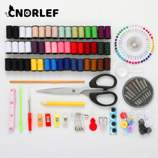 CNDRLEF 172 pcs Small Travel Sewing Kit for Beginners, Adults & Kids – Portable Sewing Supplies with Needles, Thread, Scissors, Measuring Tape & More – Clothing Repair Kit for Home, Emergency & DIY U