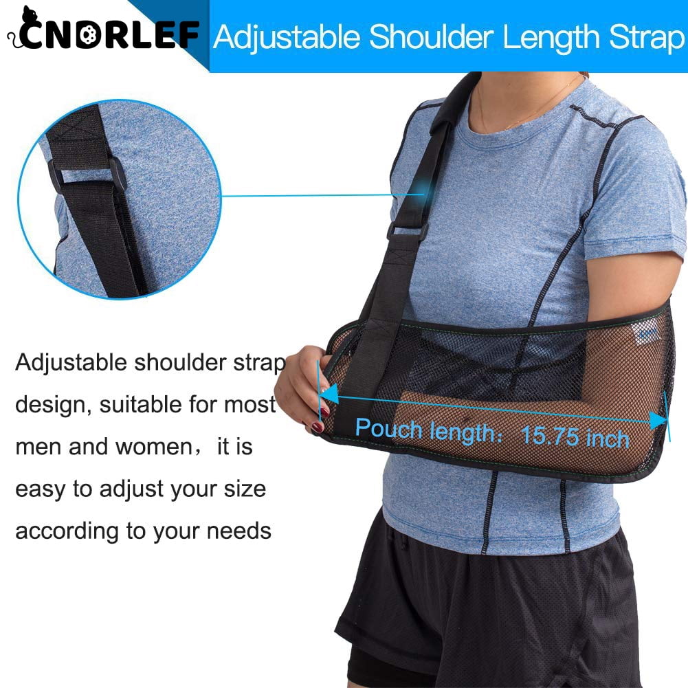 CNDRLEF Medical Shoulder Sling - Waterproof Shower Sling & Arm Immobilizer for Torn Rotator Cuff Support - Adjustable Left or Right Arm Brace