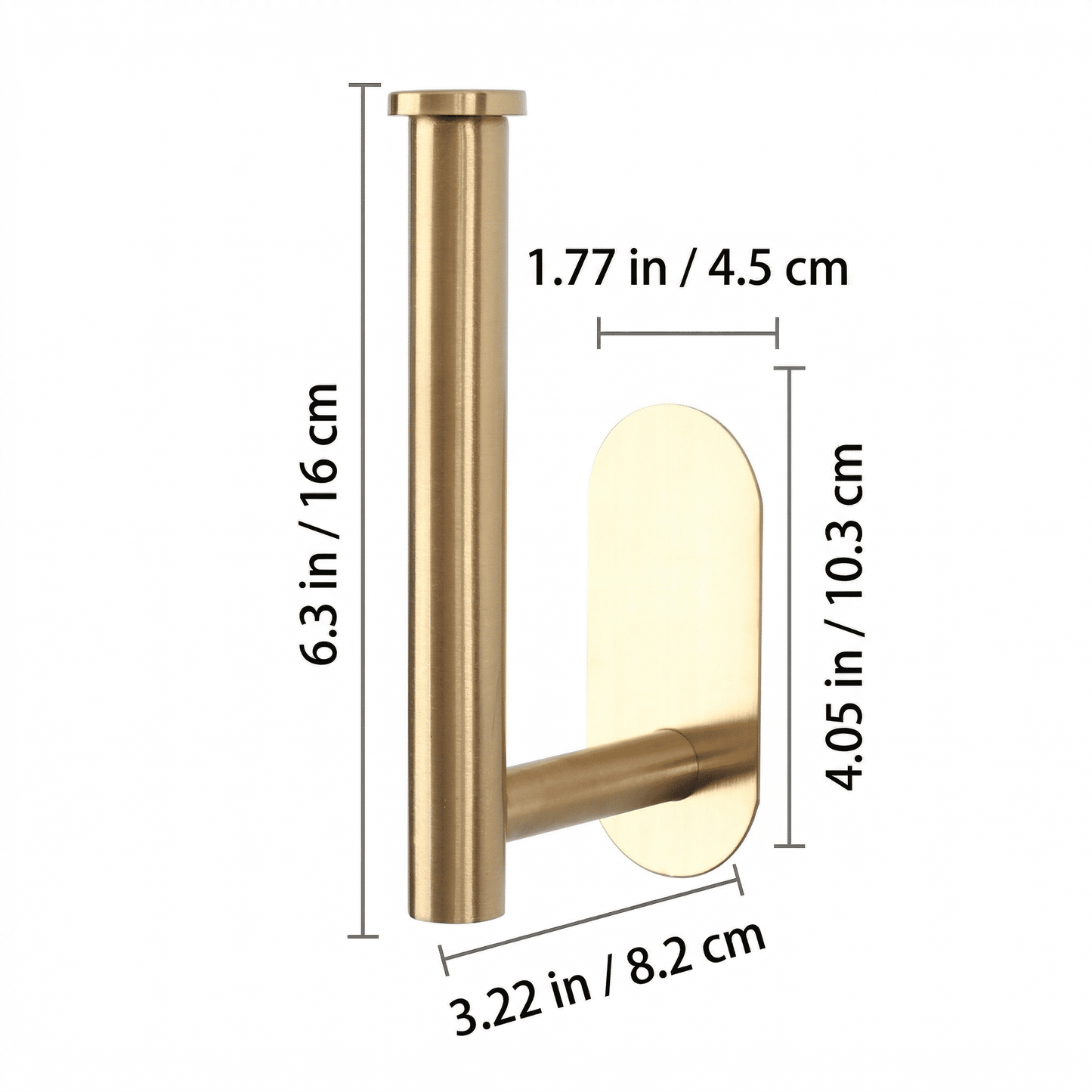 CNDRLEF Adhesive Curtain Holdbacks, 2 Pack No Drill Curtain Tie Backs, Gold Metal Curtain Holders for Drapes, Sheers & Blackout Curtains