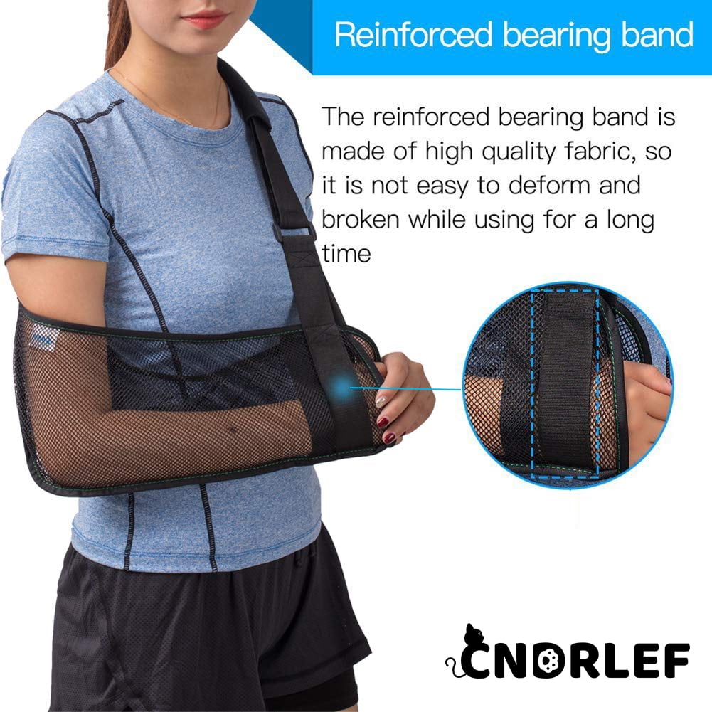 CNDRLEF Medical Shoulder Sling - Waterproof Shower Sling & Arm Immobilizer for Torn Rotator Cuff Support - Adjustable Left or Right Arm Brace