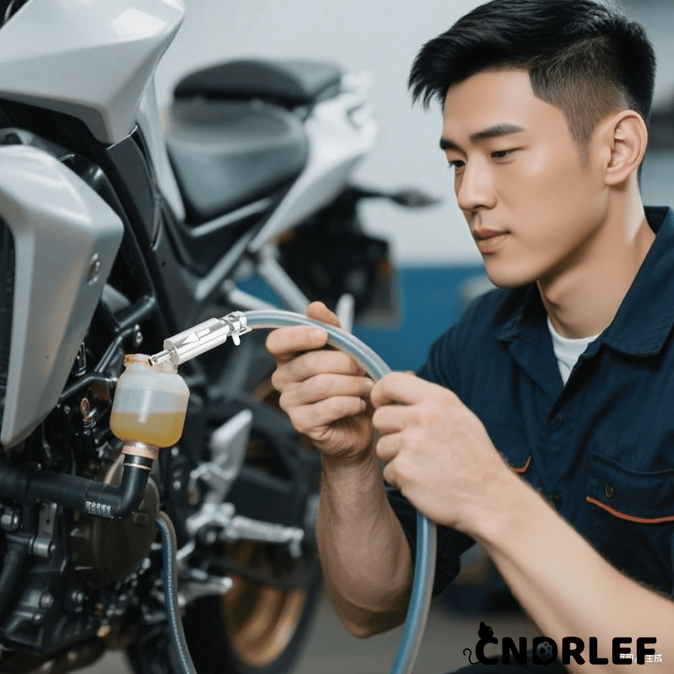 CNDRLEF 2-Pack Brake Bleeder Hose & Fluid Changer Kit with One-Way Valve - Universal Hydraulic Bleeding Tool for Car, Motorcycle, Bicycle Brake Systems