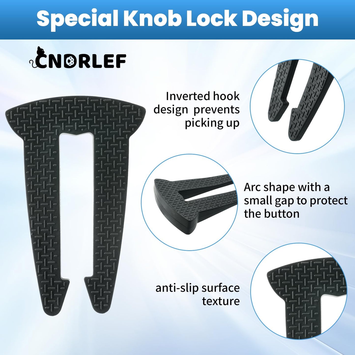 CNDRLEF 6-Pack Gas Stove Knob Locks for Child Safety, Tool-Free Silicone Oven Knob Covers, Heat-Resistant Baby Proofing Stove Locks, Prevent Accidental Touch (Black)