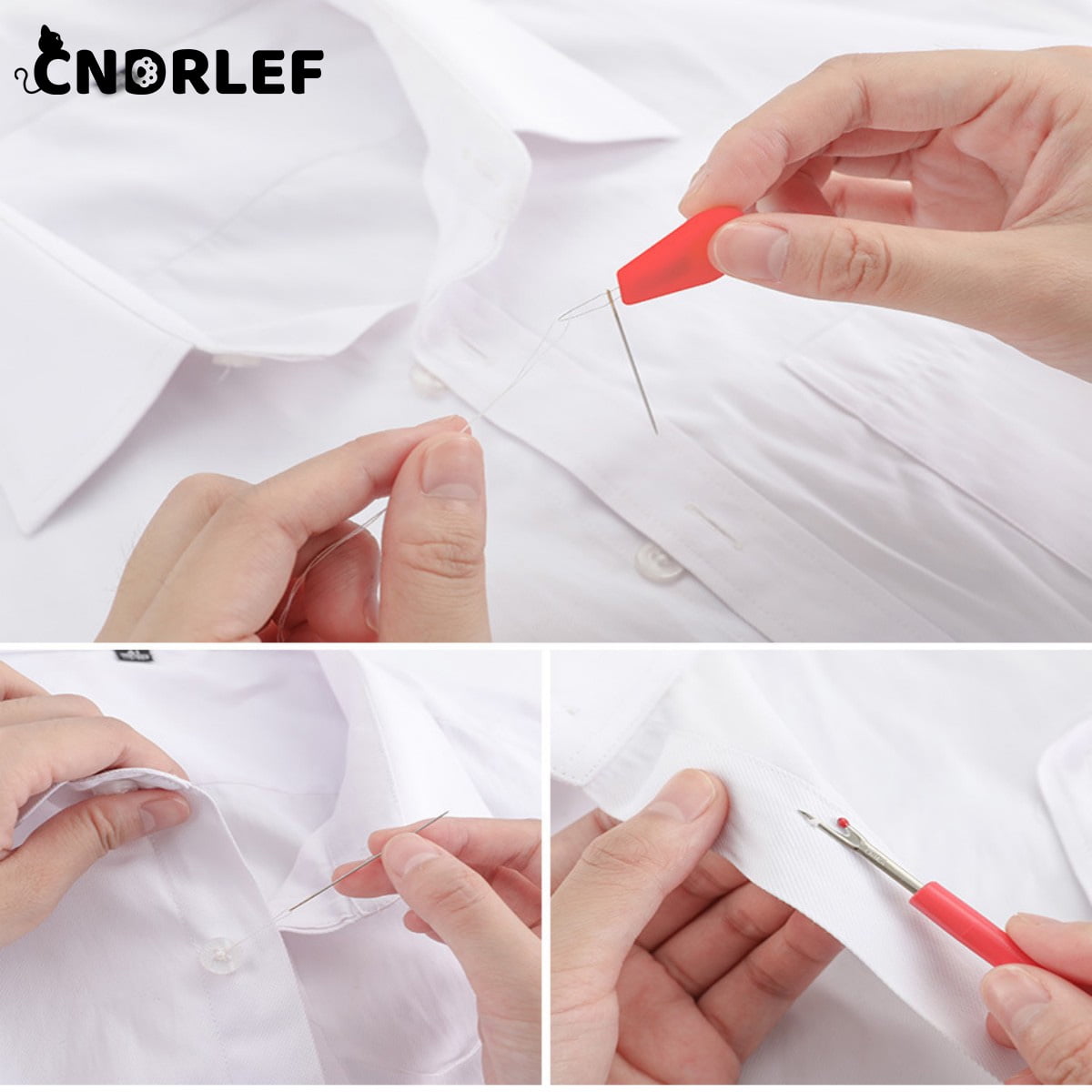 CNDRLEF 172 pcs Small Travel Sewing Kit for Beginners, Adults & Kids – Portable Sewing Supplies with Needles, Thread, Scissors, Measuring Tape & More – Clothing Repair Kit for Home, Emergency & DIY U