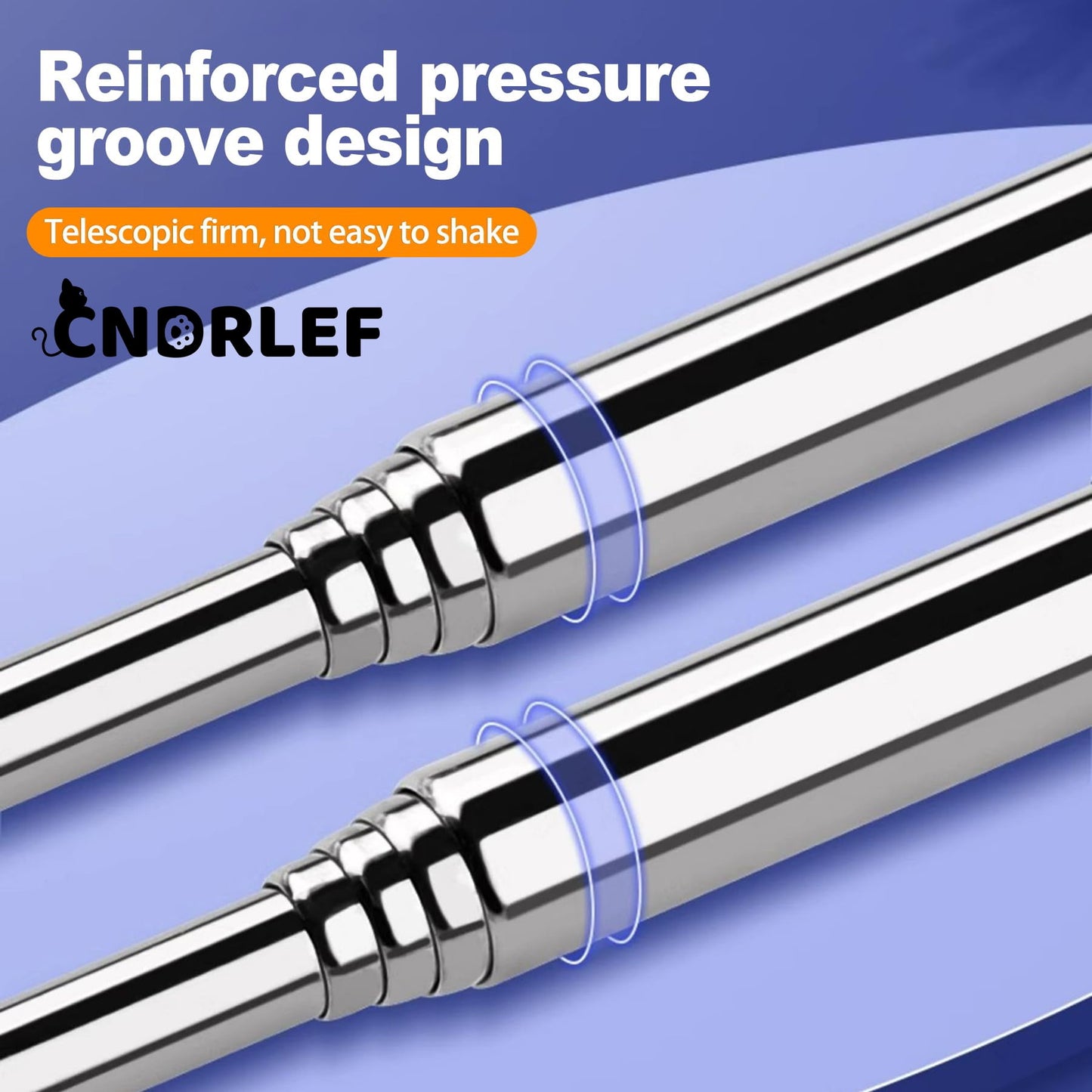 CNDRLEF 5 Pack Extendable Teacher Pointer Stick for Classroom, Presentations, Whiteboard - Telescoping Hand Pointer with 5 Colors, Sturdy & Non-Slip Grip