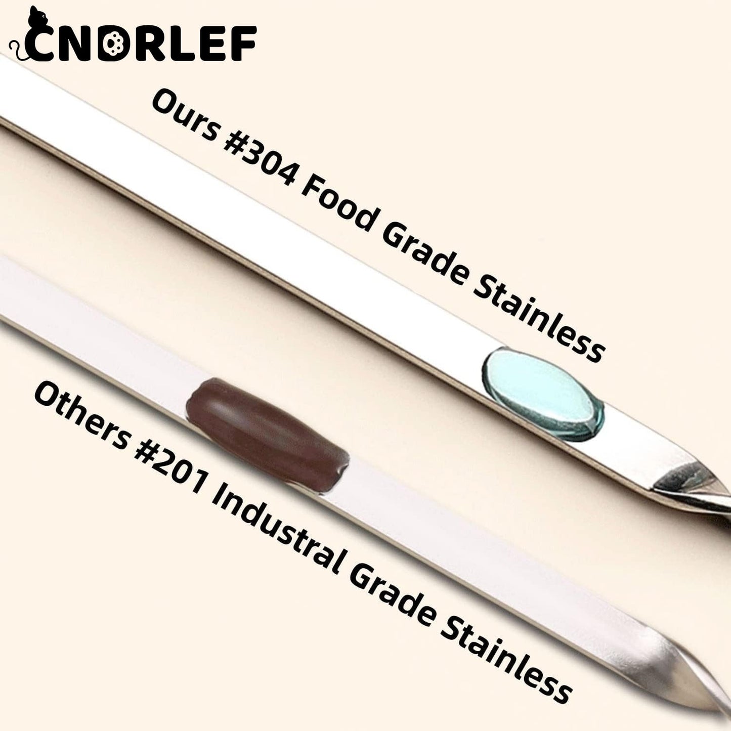 CNDRLEF 20PCS 13inch Stainless Steel BBQ Skewers, Reusable Grilling Skewer Sticks with Portable Tube Case for Outdoor Cooking & Barbecue Party