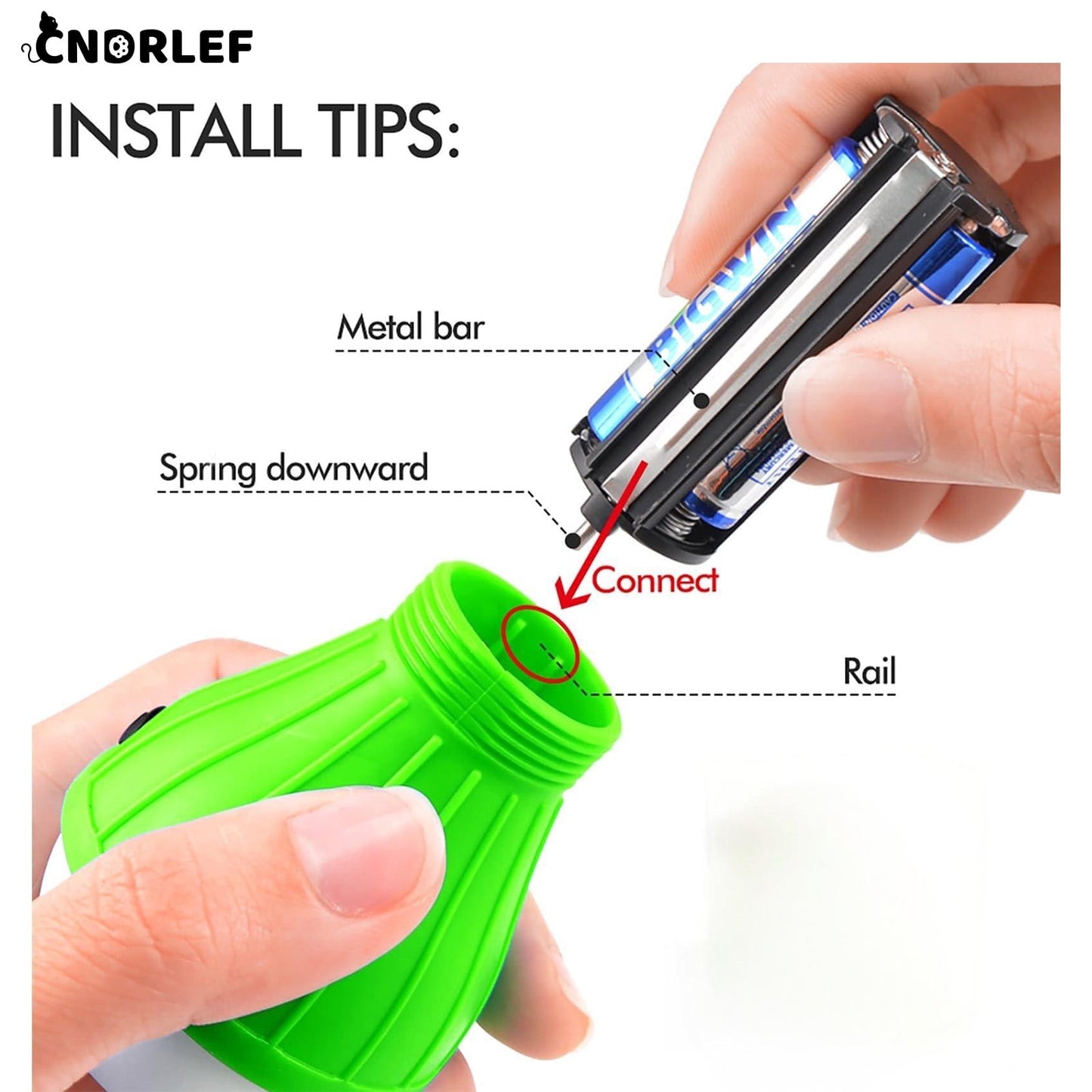 CNDRLEF Portable LED Tent Lamp, Clip Hook Hurricane Emergency Light Bulb, Camping Equipment Lanterns for Hiking, Backpacking Outage, B-CLOSED-HOOK, 4 Packs