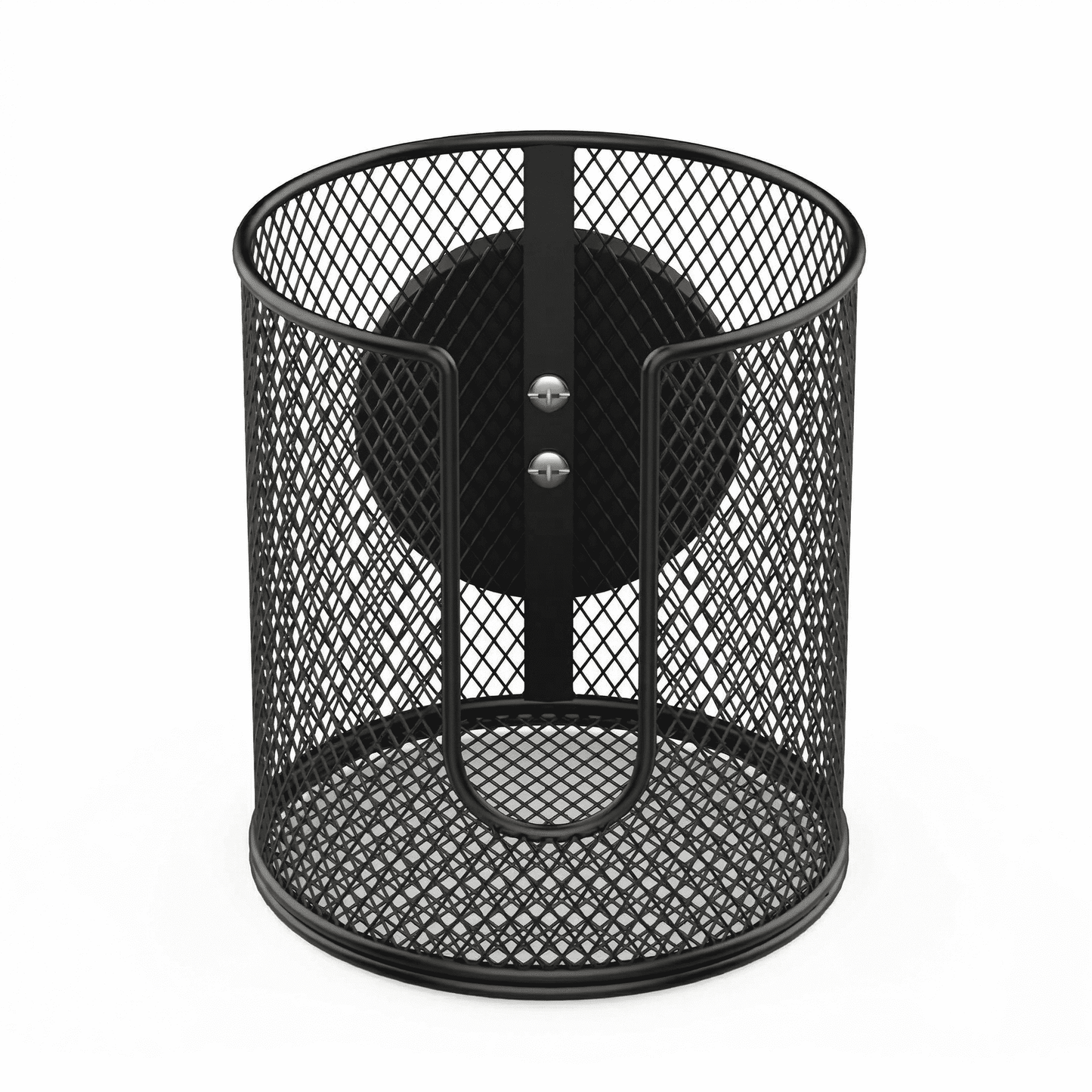 CNDRLEF Magnetic Cup Holder, Heavy Duty Metal Drink Holder with Strong Magnet Base, Fits 10-40 oz Bottles, Cans & Mugs up to 3.5 in, Black