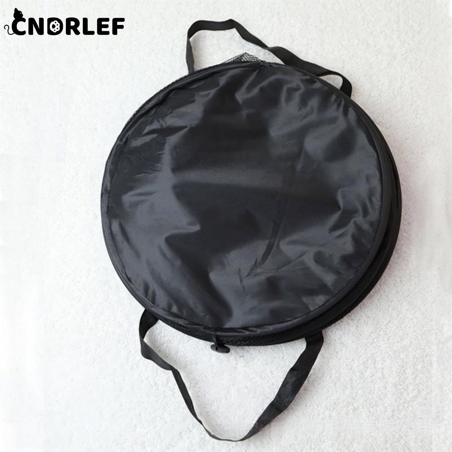 CNDRLEF 75L Pop Up Laundry Hamper, Foldable Mesh Laundry Basket with Handles, Collapsible Clothing Storage for Home, Dorm, Travel (Black)