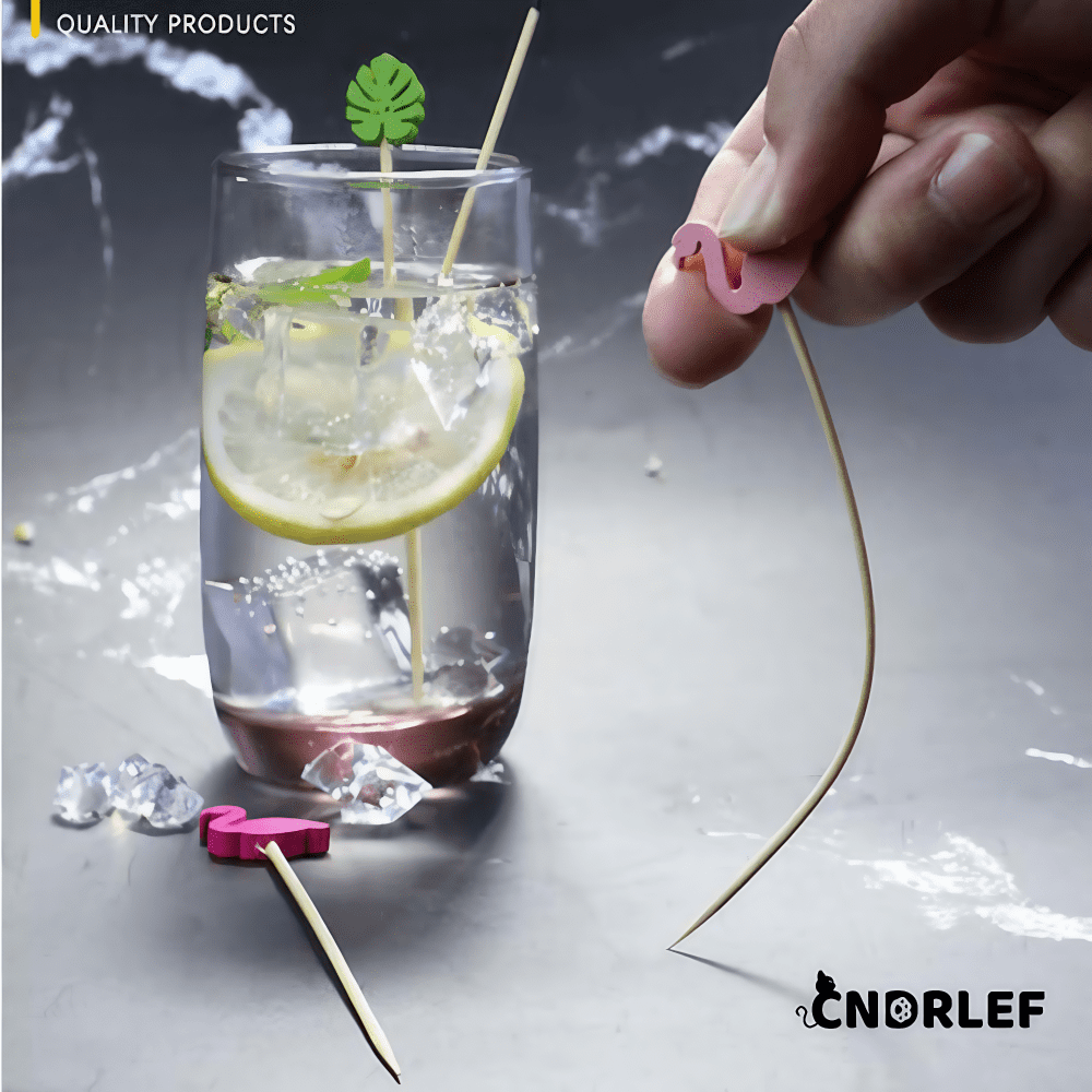 CNDRLEF Picks for Cocktail Appetizers Fruits Dessert,4.7" in 400 Counts,Colors may vary sculpt